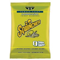 Sqwincher Corporation 016800-LL Sqwincher 1.76 Ounce Instant Powder Pack Lemon Lime Lite Electrolyte Drink - Yields 2 1/2 Gallon